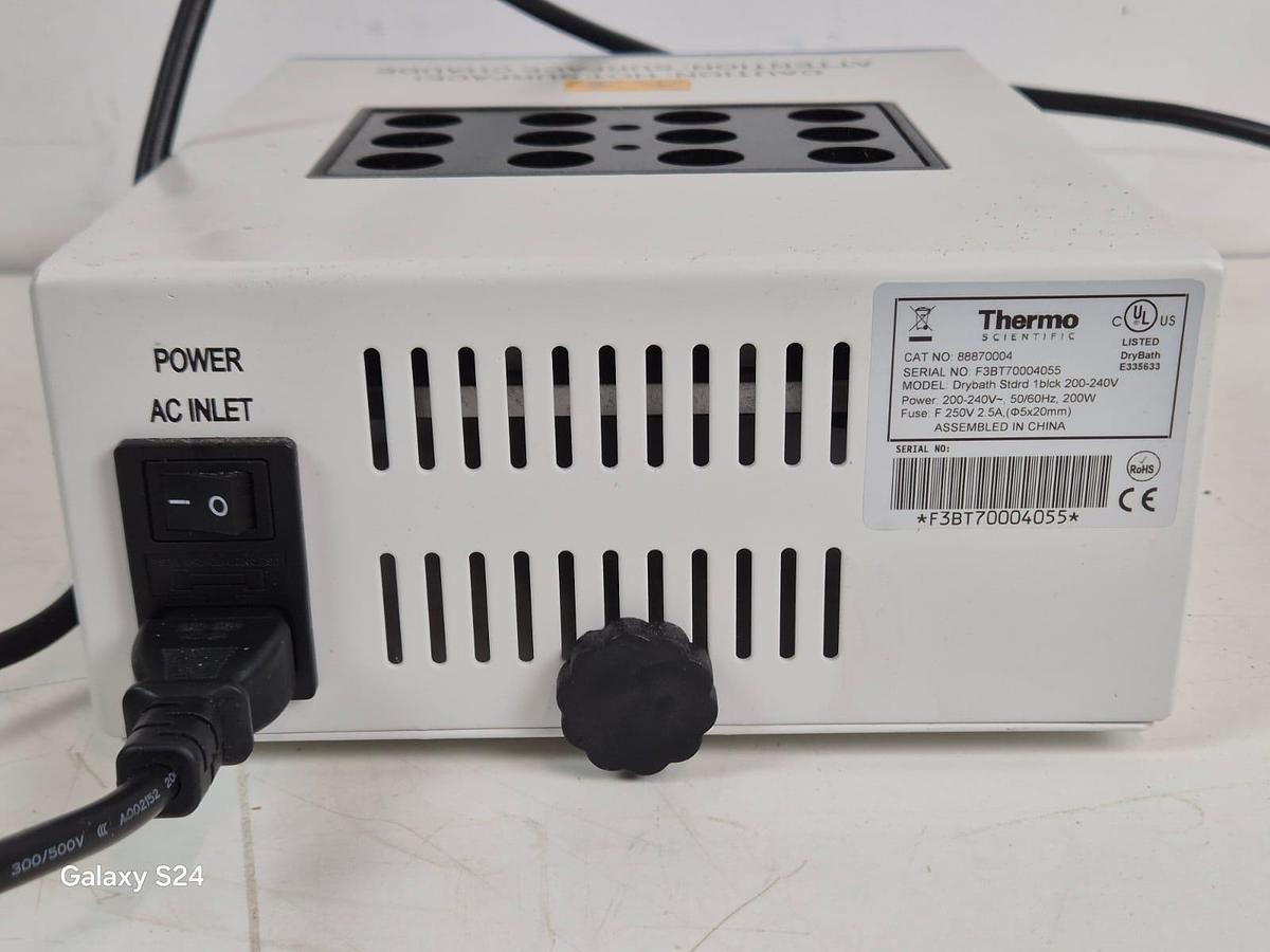 Used Thermo Scientific 1blck Drybath Standard 1/12 Block