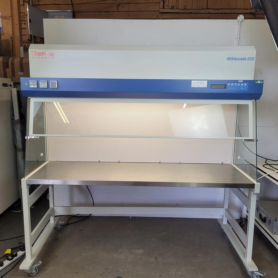 Used 2018 Thermo Scientific Heraguard ECO 1.8 Laminar Flow Safety Cabinet