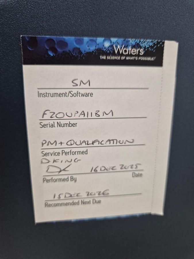 Used Waters ACQUITY UPLC System