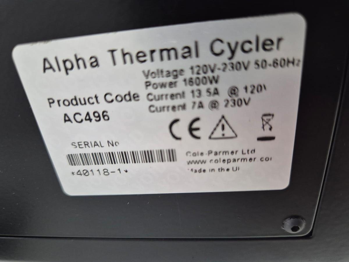 Used  PCR Max Alpha Thermal Cycler