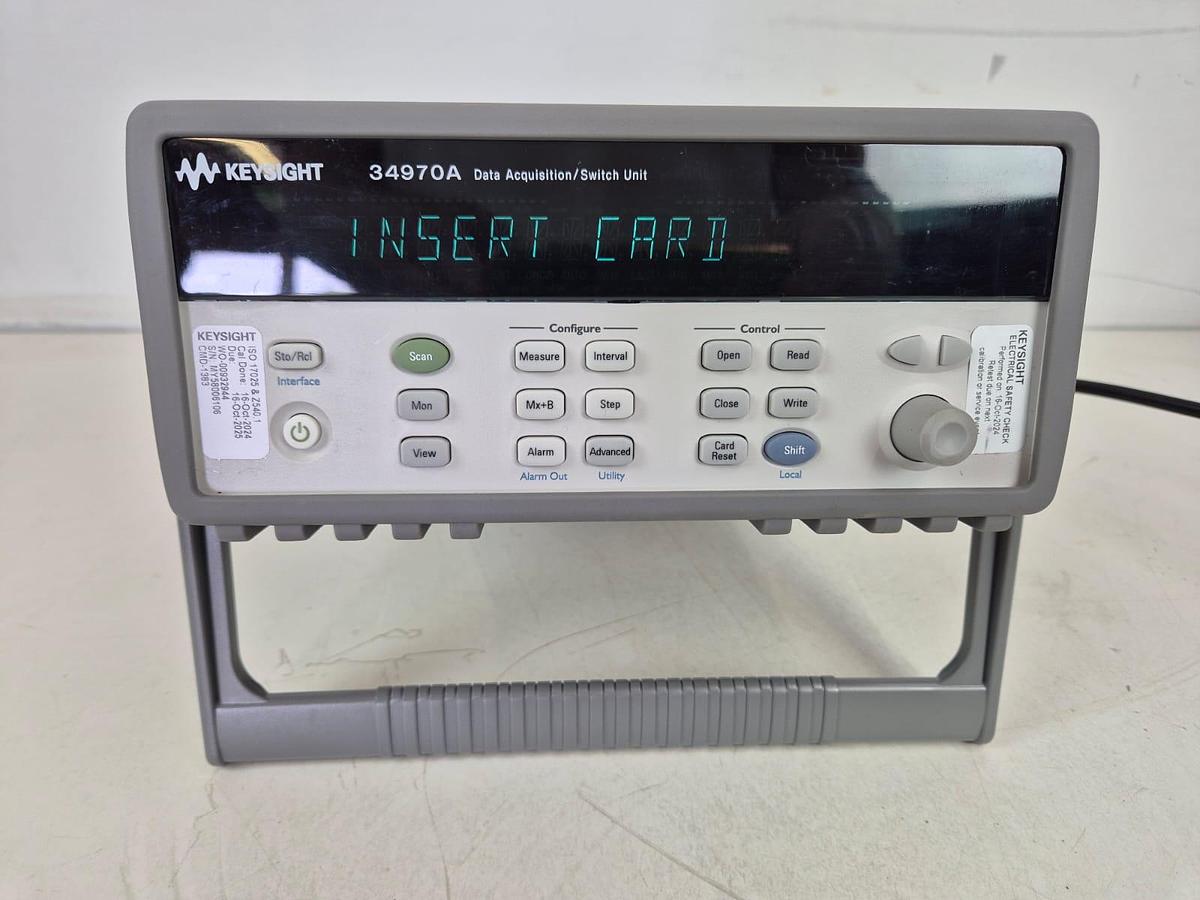 Used Agilent 34970a Data Loger Switch Unit