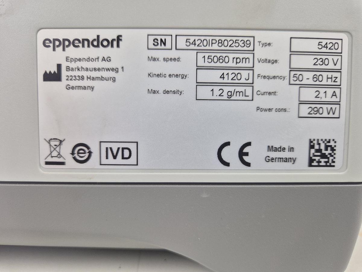 Used Eppindorf Thermomixer 5420 C Smartblock