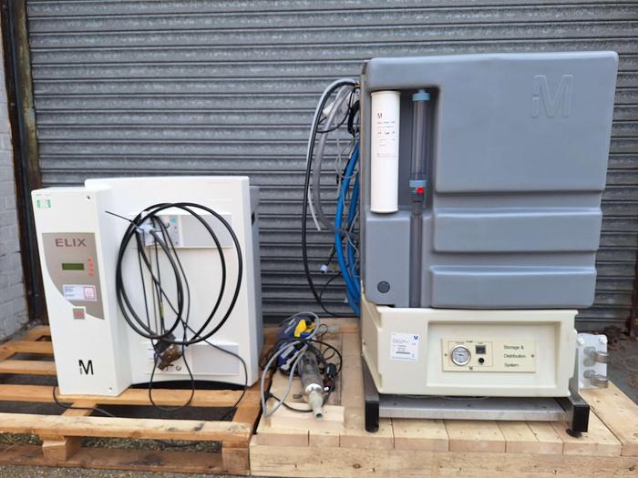 Used Millipore Elix 20 Water Purification System with Aquada UV Proxima