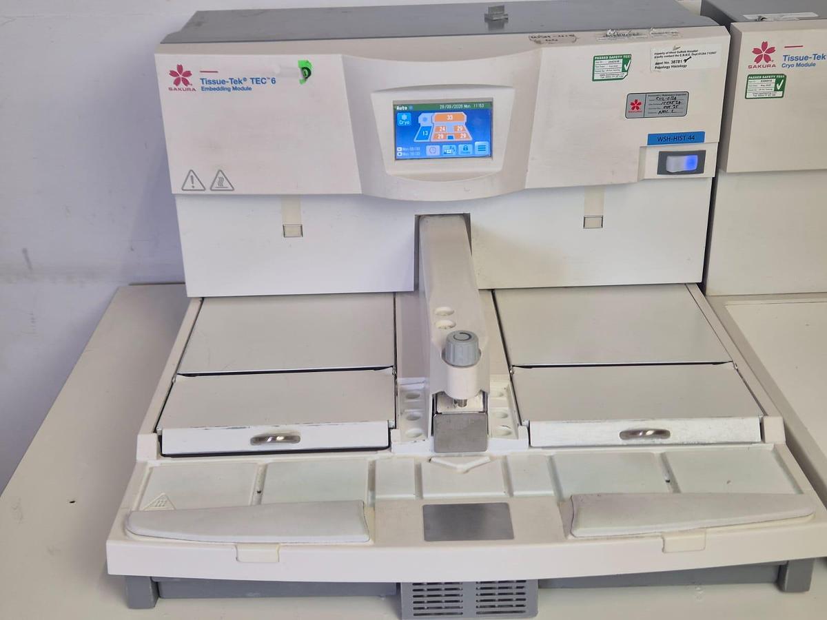 Used Sakura Tissue-Tek TEC 6 Embedding Console System