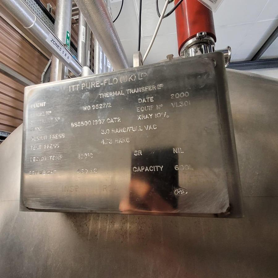 Used WFI generation and storage system