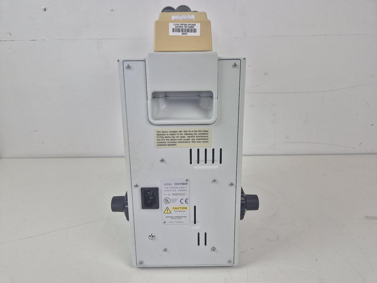 Used Olympus CX31RBSF Microscope