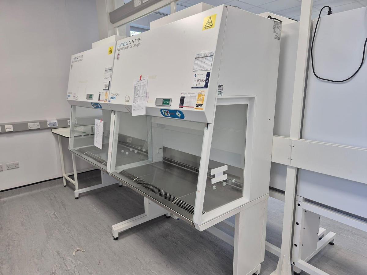 Used Labogene Scanlaf Mars 1500 Class 2 Biological Safety Cabinet