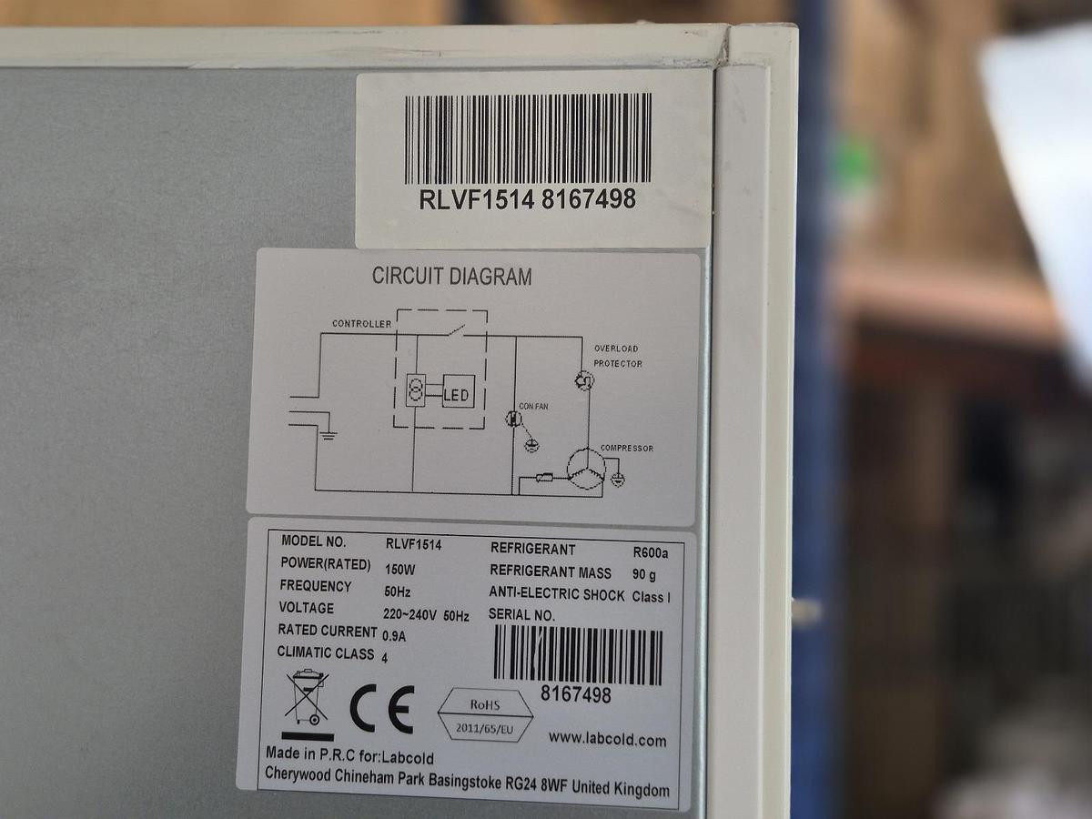 Used Labcold RLPR1514 Refrigerator