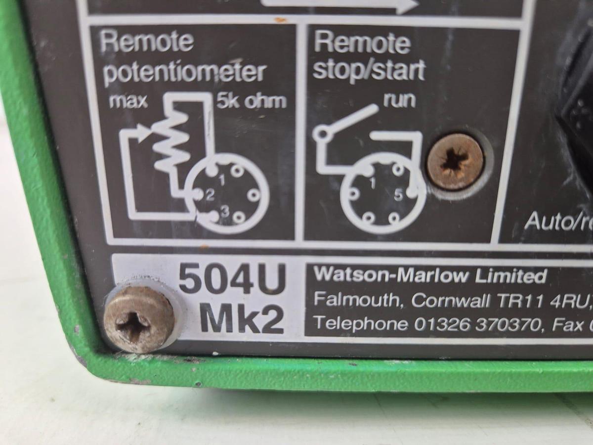 Used Watson Marlow 504u Mk2 Peristaltic Pump