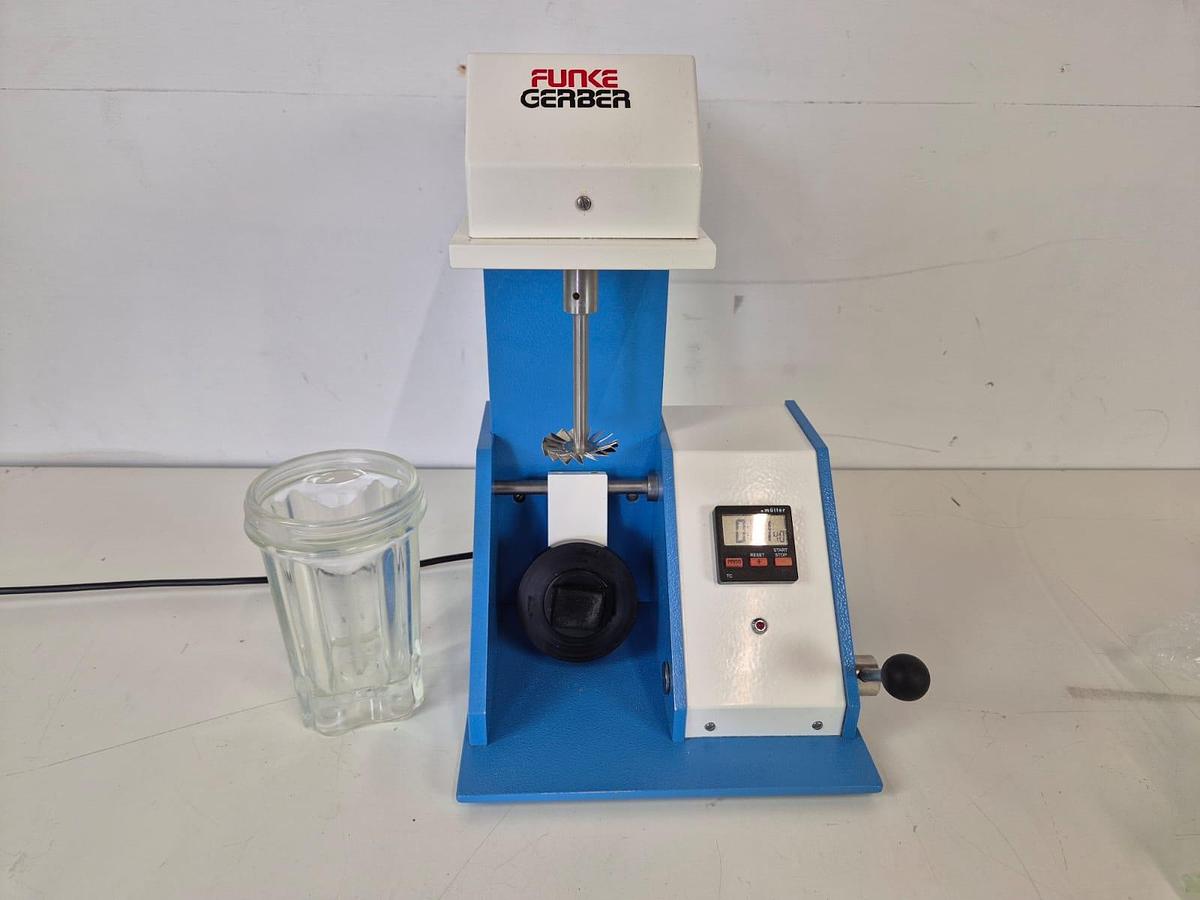 Used Funke Gerber Solubility 7610 Index Mixer