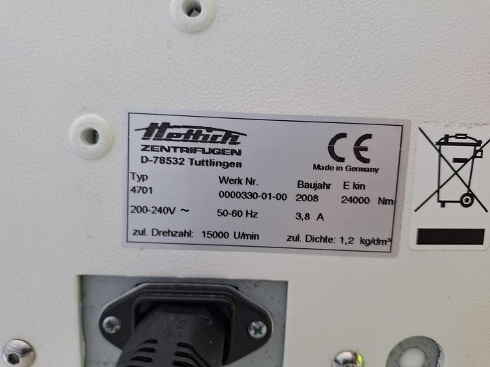 Used Hettich Rotina 420 Centrifuge