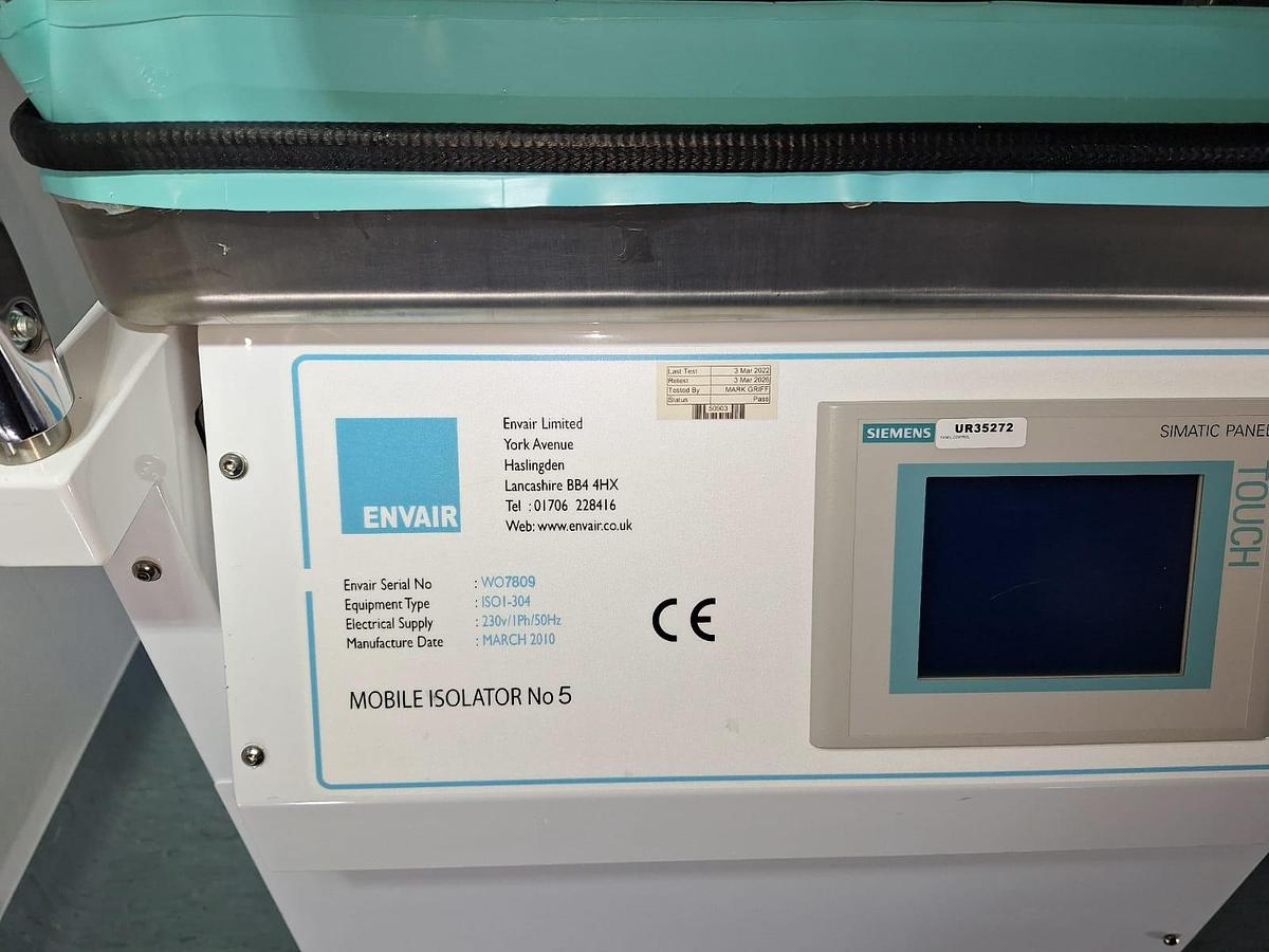 Used Envair ISO1 -304 Mobile Isolator