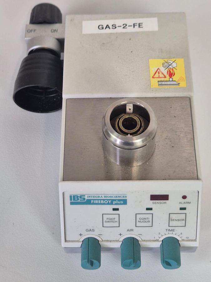 Used Integra Biosciences IBS Fireboy plus Bunsen Burner