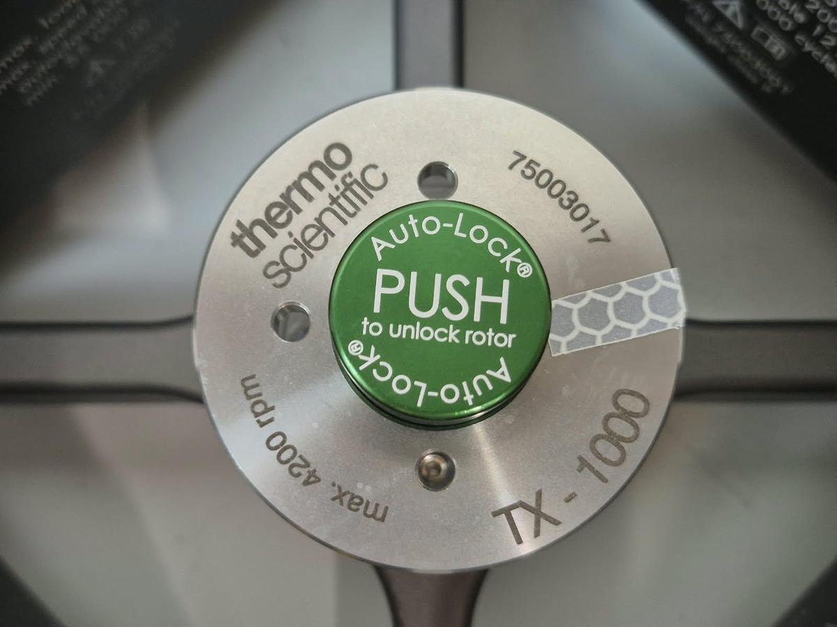 Used Thermo Scientific TX-1000 Swinging bucket rotor