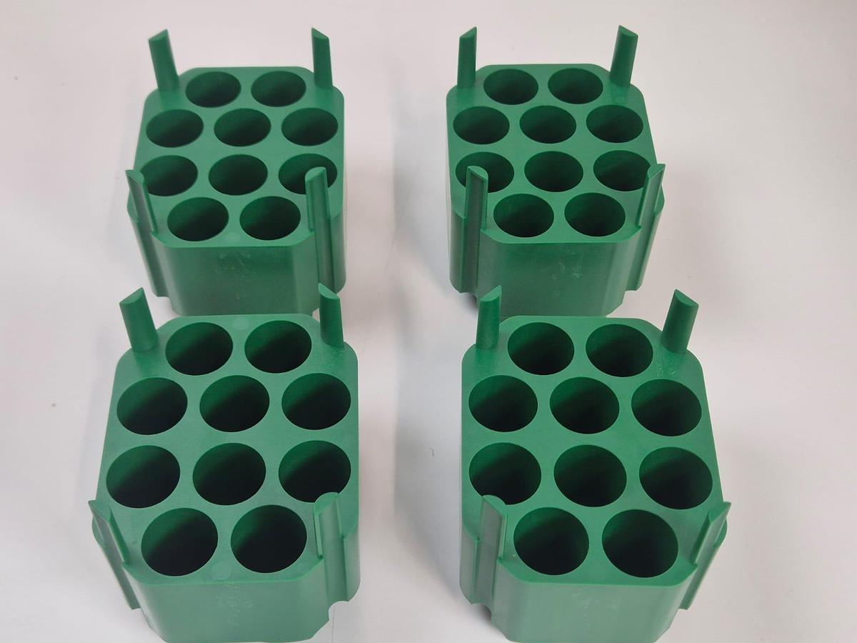 Used Thermo Scientific BIOLiner Rotor Bucket Adapters x4 40 x 50 mL Conical Tubes