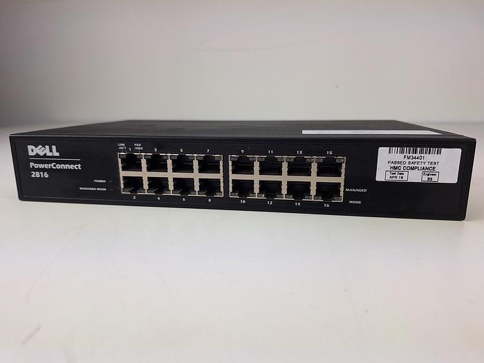 Used DELL PowerConnect 2816 Smart Switch