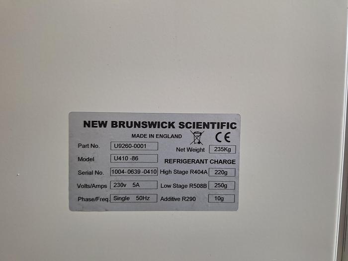 Used New Brunswick U410-86 Ultra Low Temperature Freezer