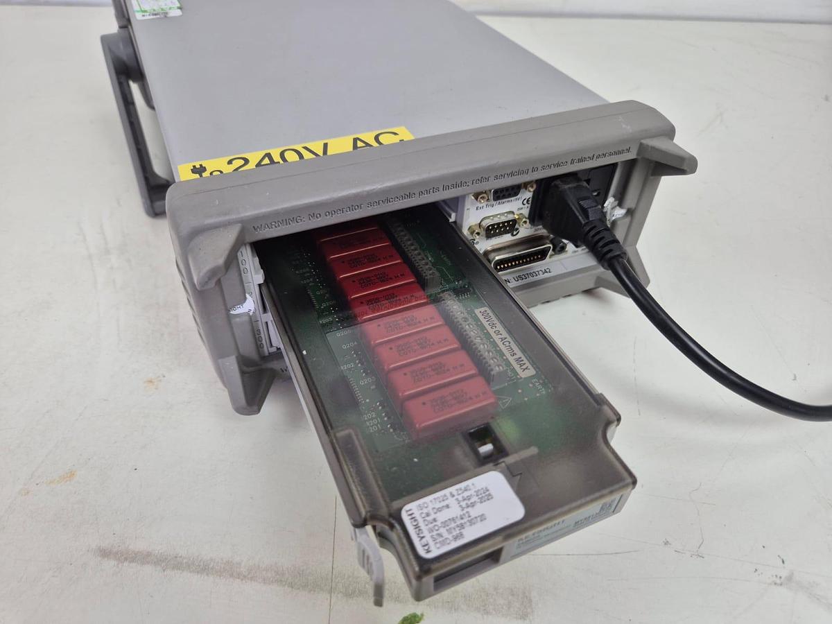 Used Agilent 34970a Data Loger Switch Unit