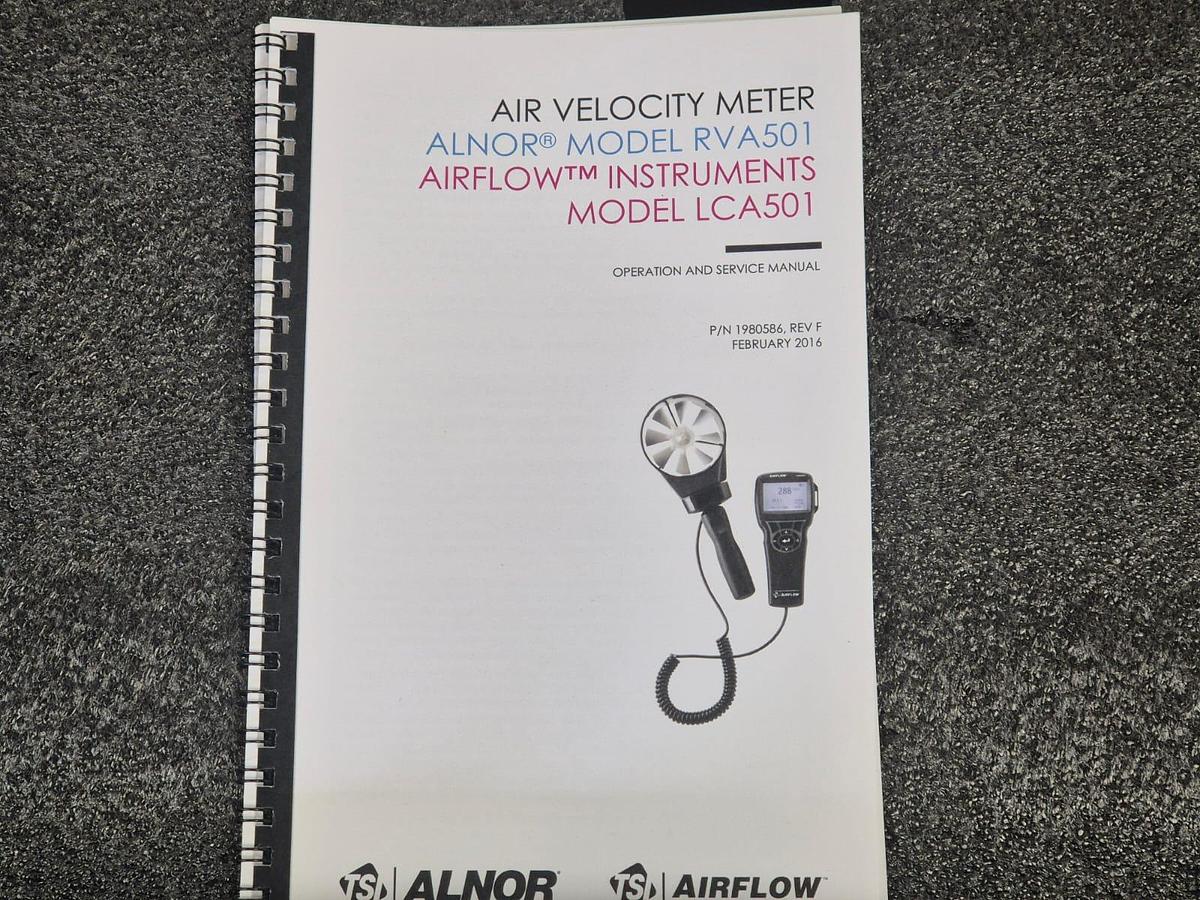 Used TSI Alnor LCA501 Air Velocity Meter