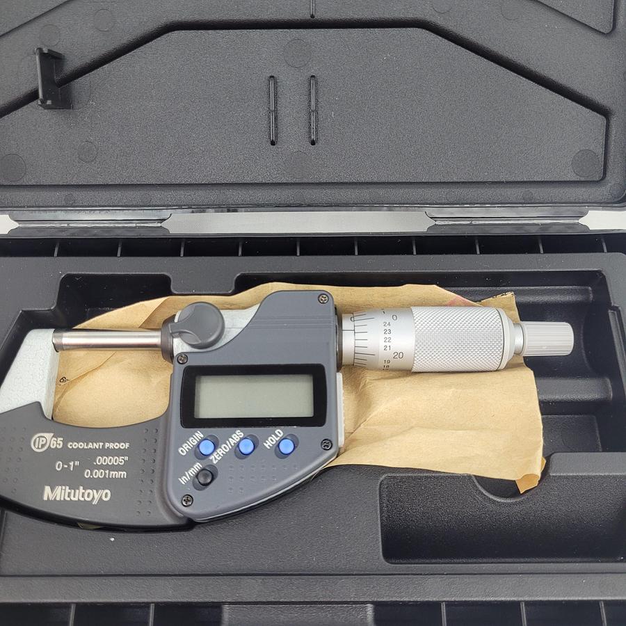 Used Mitutoyo IP65 External Micrometer