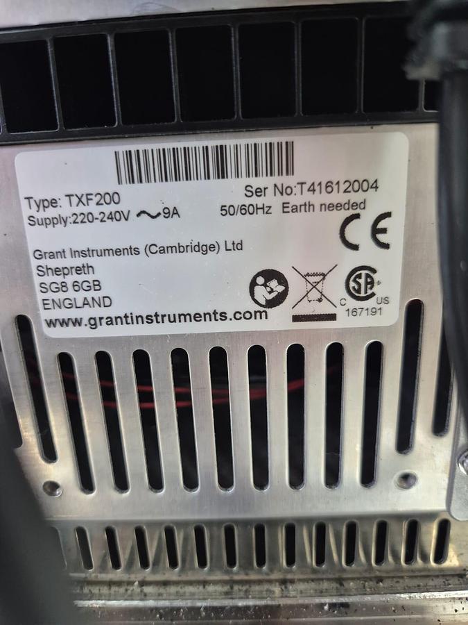 Used Grant Instruments TXF200 Circulating Bath