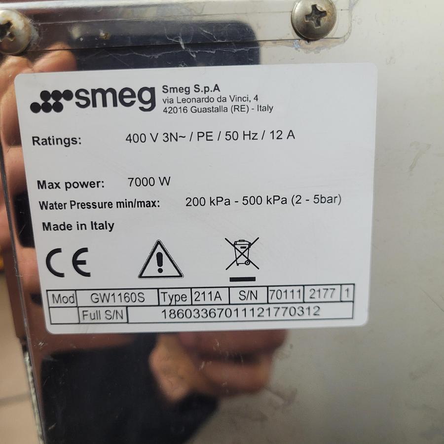 Used SMEG GW1160 Glassware Washer