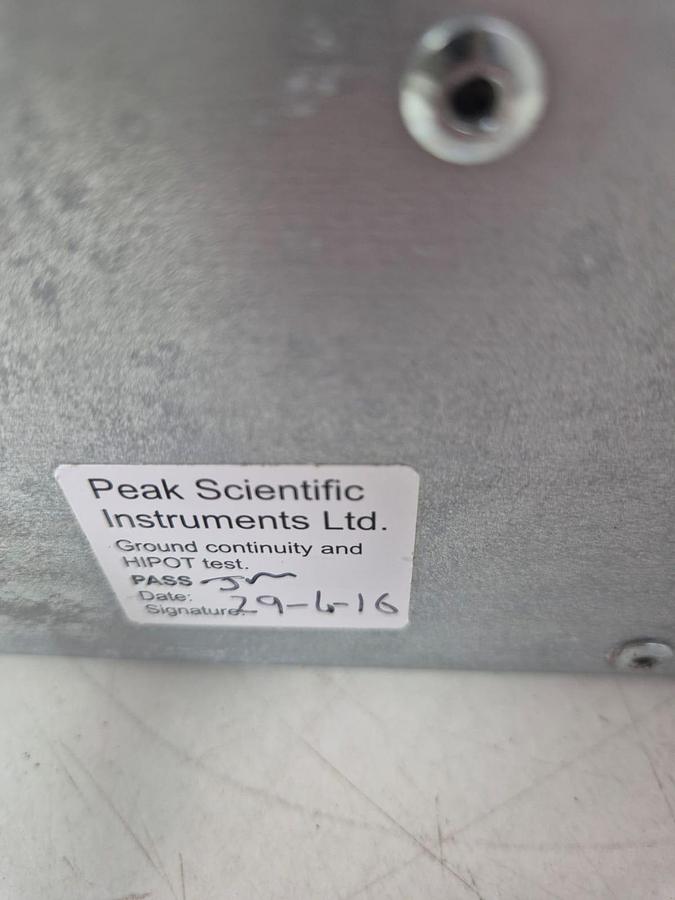 Used Peak Scientific Nitrogen Generator Corona 1010 + Corona compressor