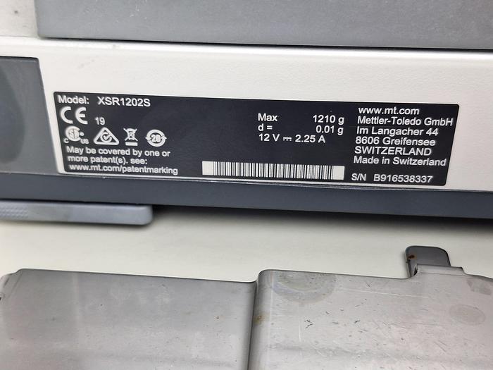 Used Mettler Toledo XSR1202S