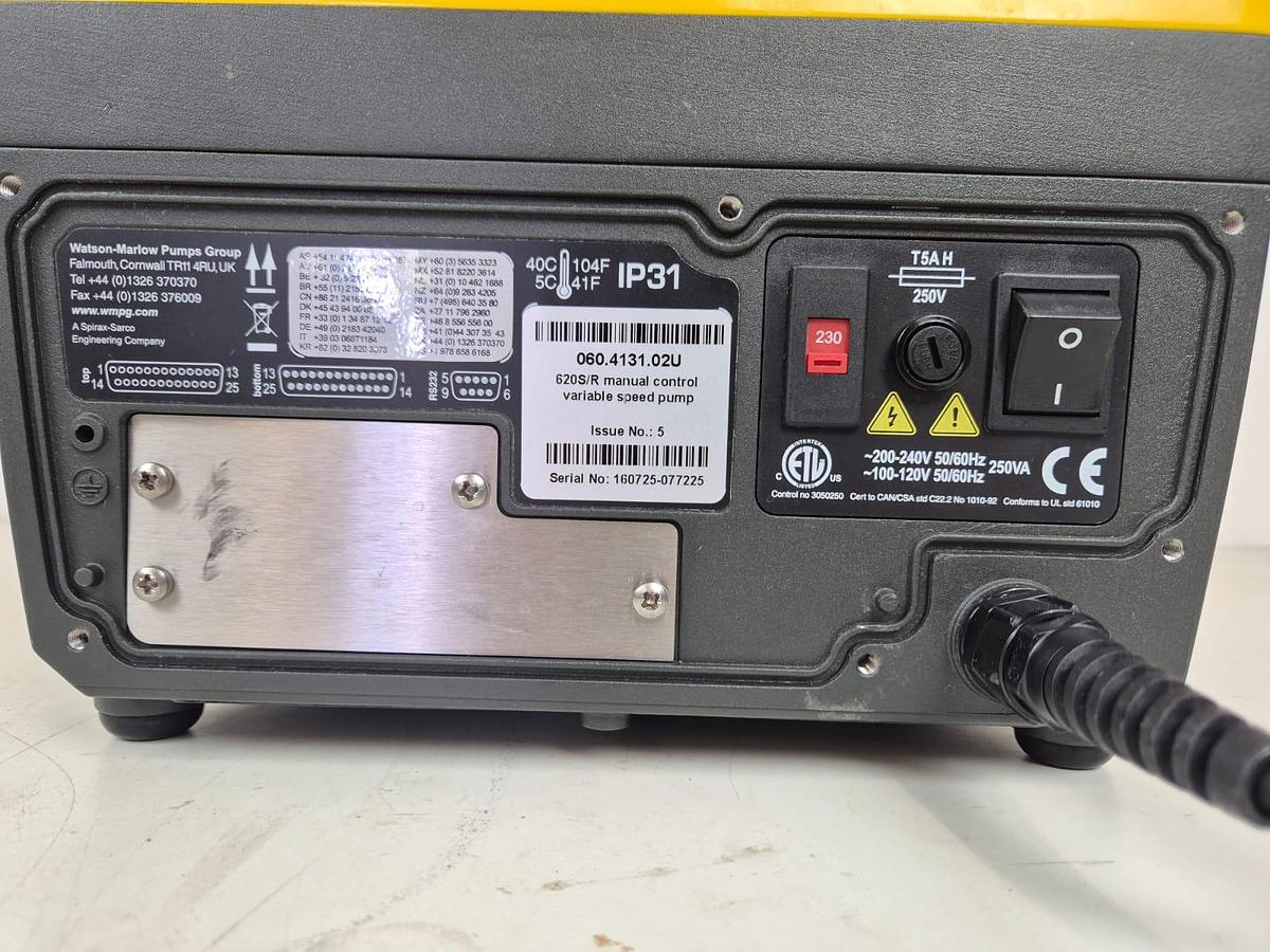 Used Watson Marlow 620S/R Peristaltic Pump
