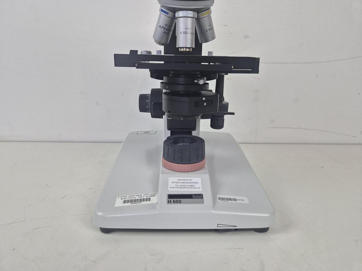 Used Hund Wetzlar H600/12 Microscope 
