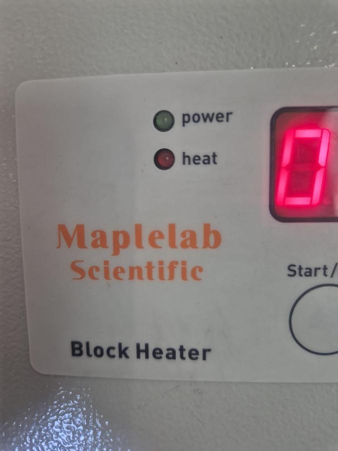 Used Maplelab Scientific Block Heater