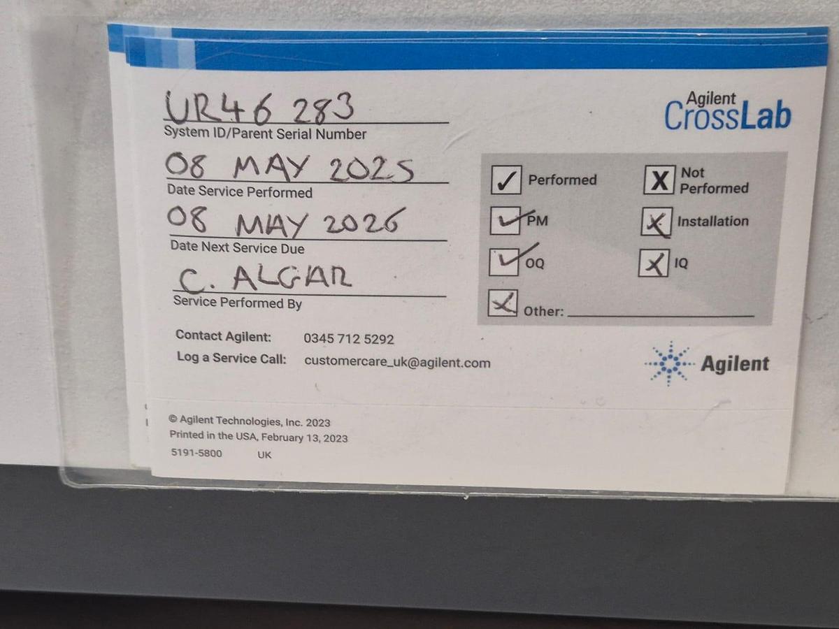 Used Agilent Cary Series UV-Vis Spectrophotometer