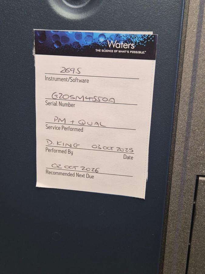 Used Waters 2489 Alliance HPLC System