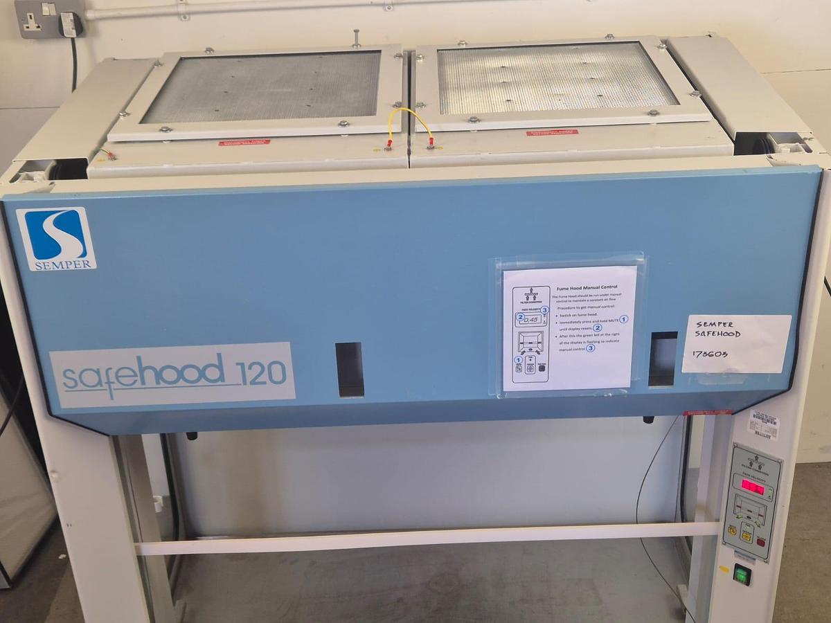 Used Semper Safehood 120 Safety Cabinet