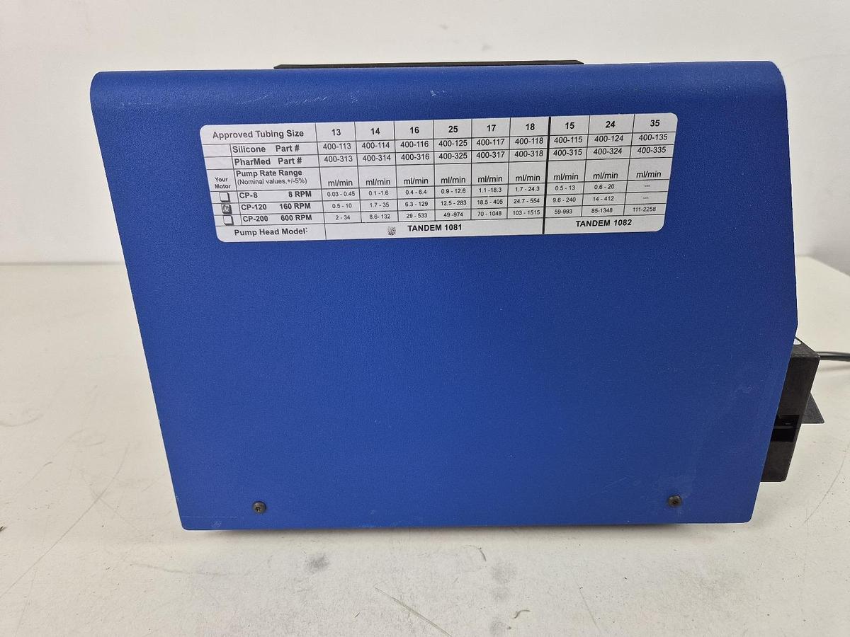 Used Labtec SciLog Tandem 1081 ChemTec Peristaltic Pump with Tandem Model 1081 Head
