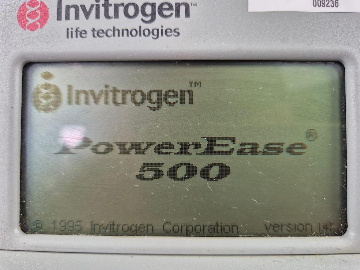 Used Invitrogen PowerEase 500 Power Supply