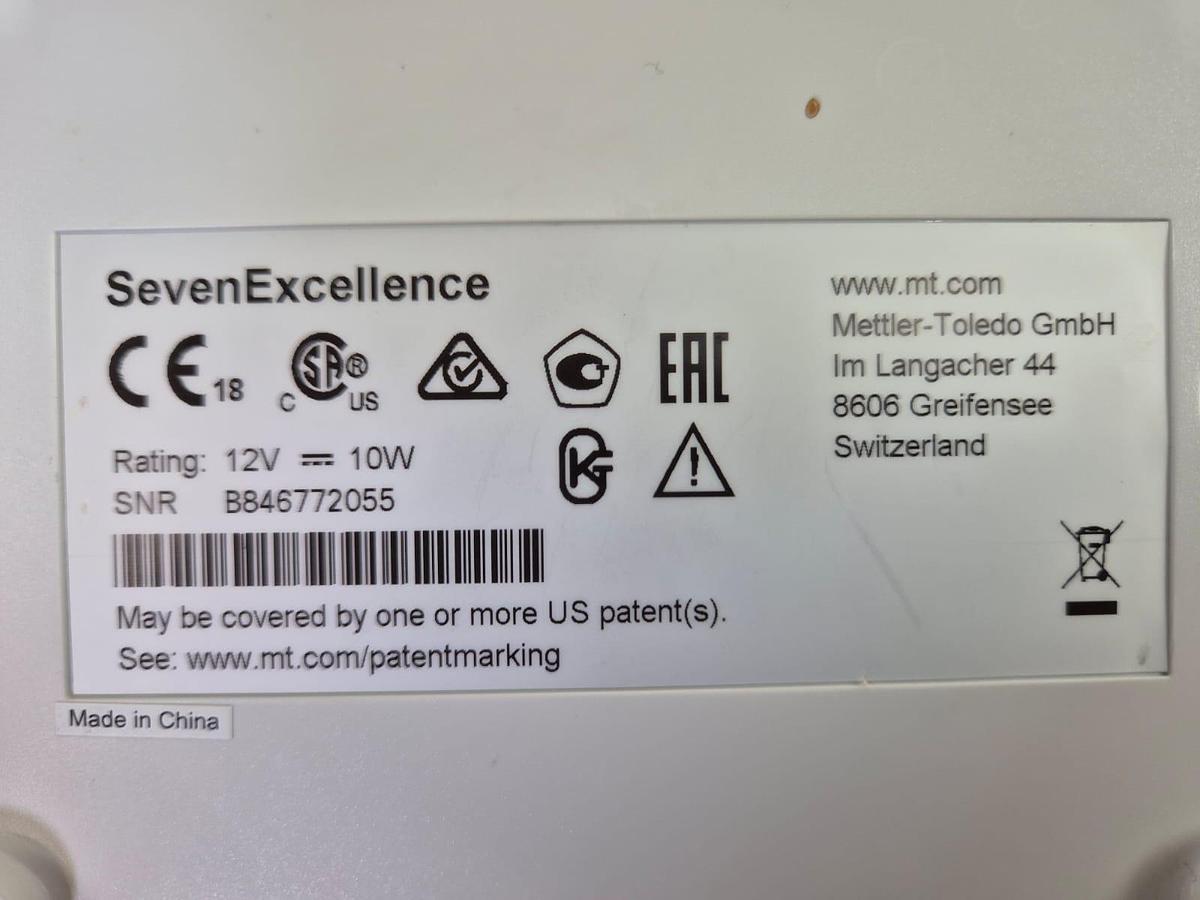 Used Mettler Toledo Sevenexcellence + Printer
