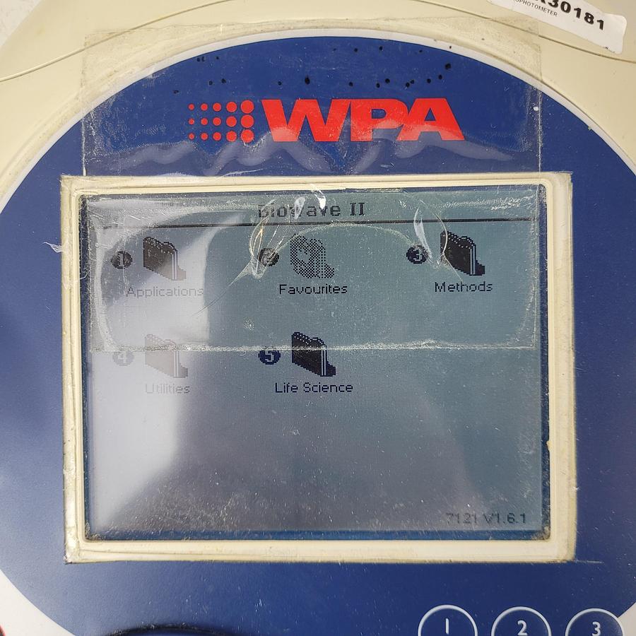 Used BIOCHROM WPA Biowave II UV/Visible Spectrophotometer