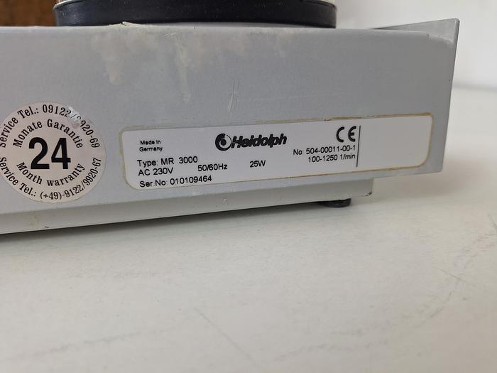 Used Heidolph MR 3000 Magnetic Stirrer