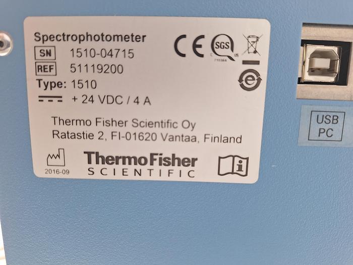 Used Thermo Scientific Multiskan GO Spectrophotometer