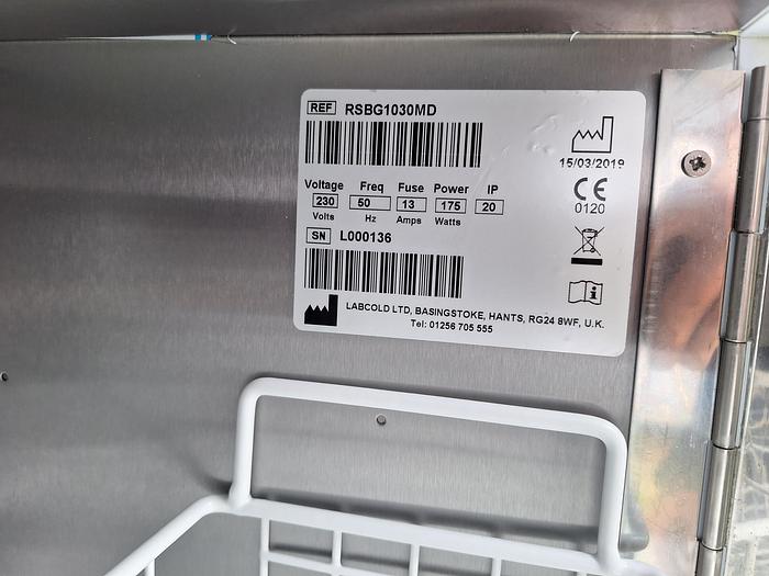 Used Labcold RSBG1030MD Blood Bank Refrigerator