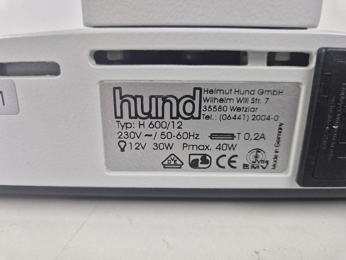 Used Hund Wetzlar H600/12 Microscope 