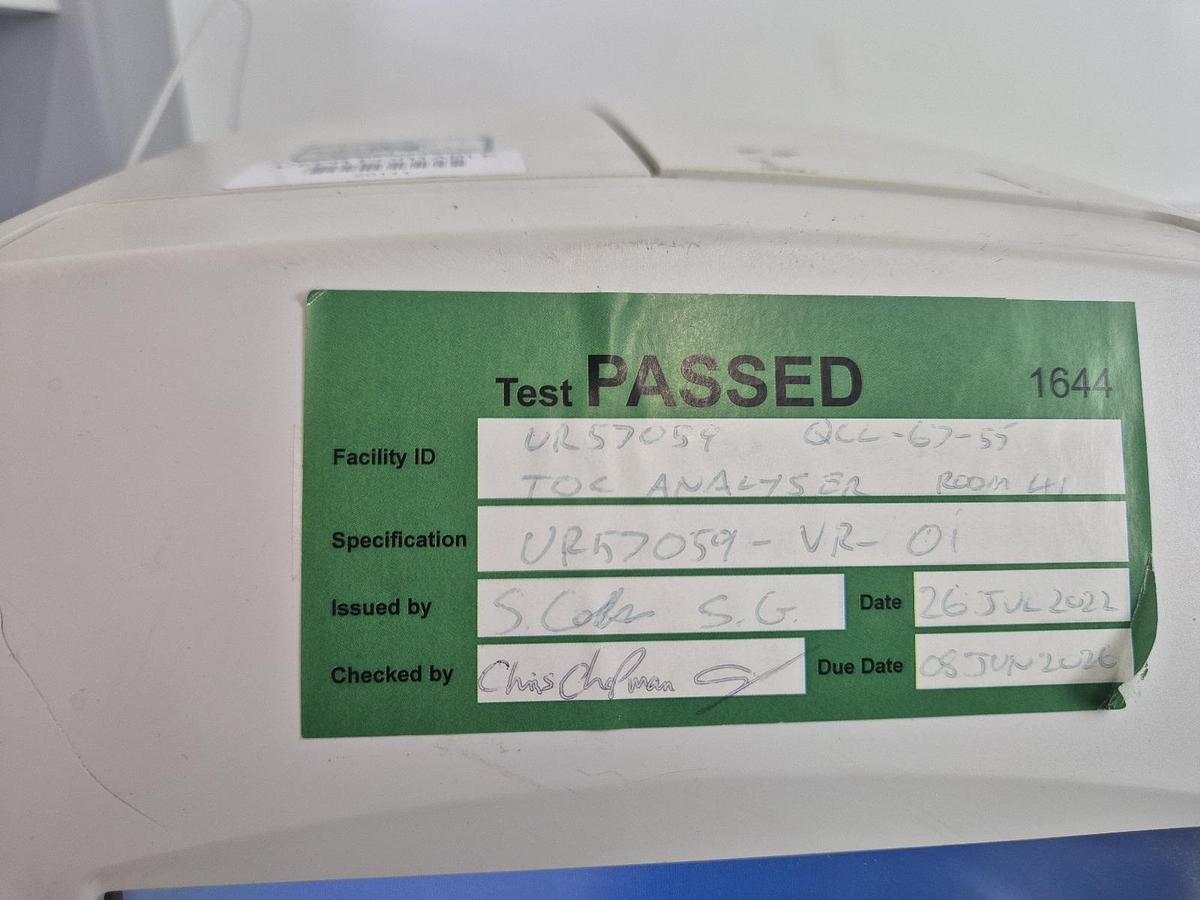 Used Sievers M9 TOC Analyser + Autosampler