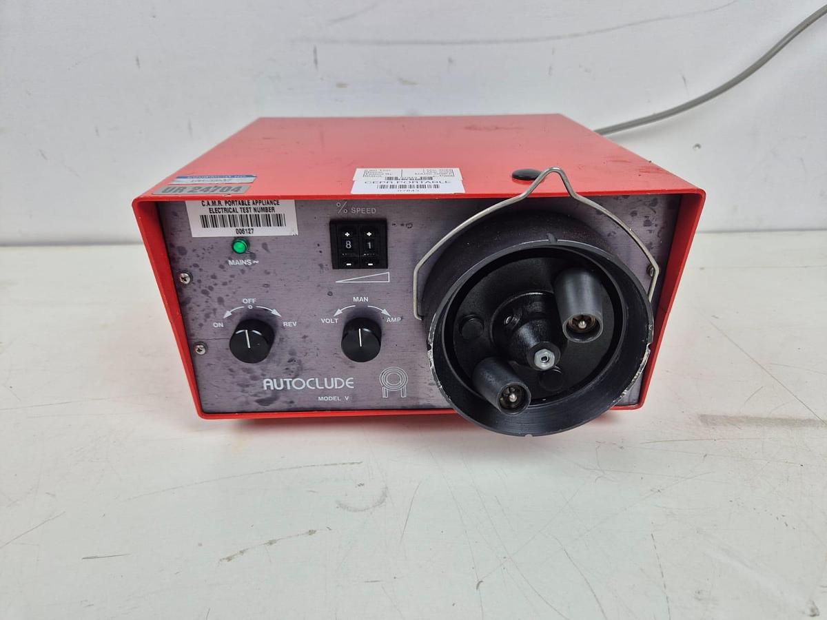 Used Autoclude Model V Peristaltic Pump