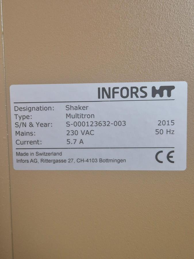 Used Infors HT Multitron Shaker