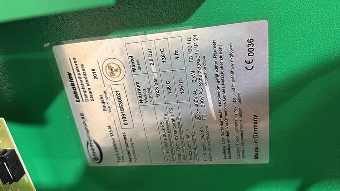 Used Laboklav 135M Autoclave Refurbished