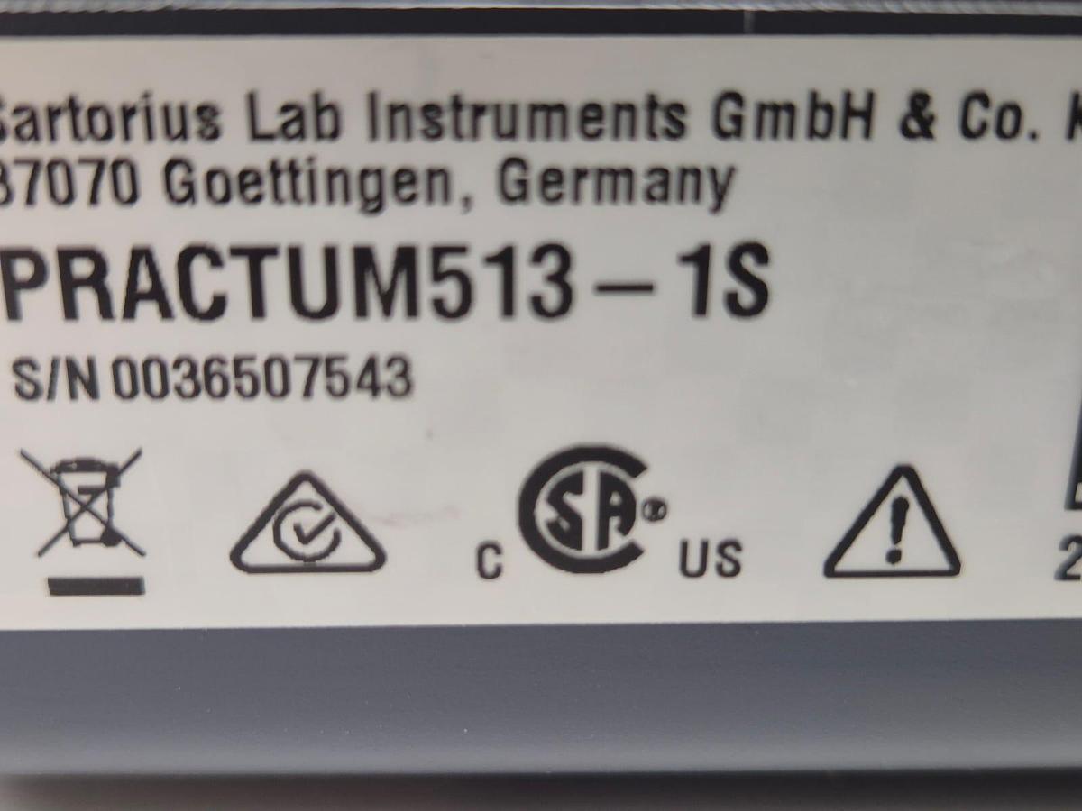 Used Sartorius Practum513-1S Laboratory Balance