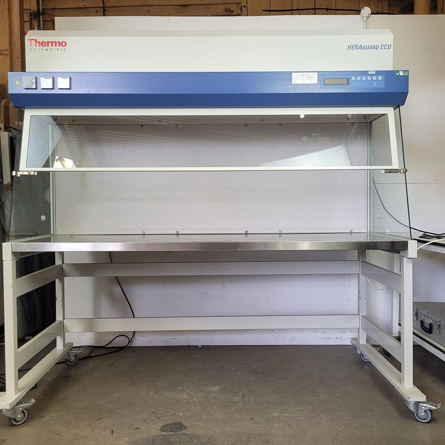 Used 2018 Thermo Scientific Heraguard ECO 1.8 Laminar Flow Safety Cabinet
