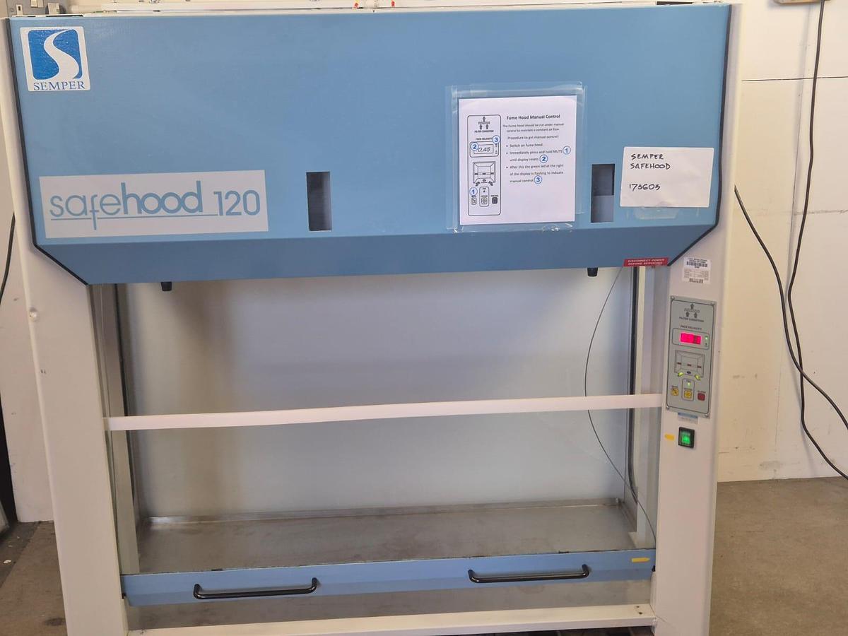 Used Semper Safehood 120 Safety Cabinet