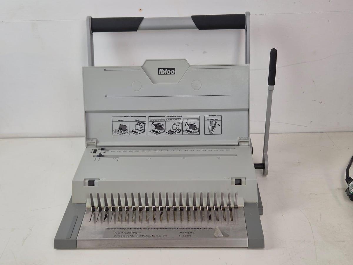 Used IBICO Ibimaster 300 Multifunctional Comb Binding Machine